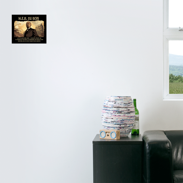 W.E.B. Du Bois, Black History, Black Man by UrbanLifeApparel